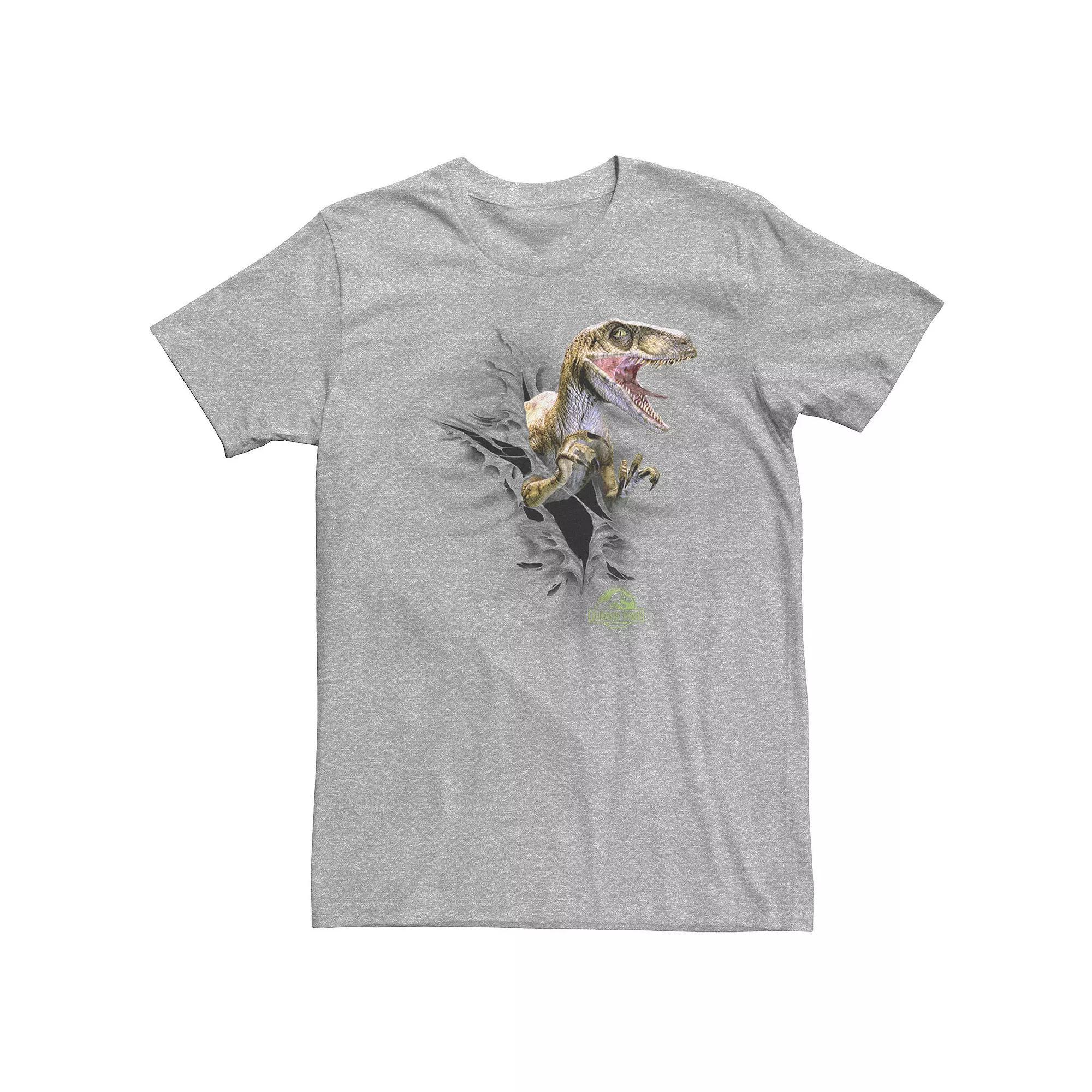 Men's USA Eagle Distressed Portrait Tee, Size: Small, Athletic Grey Product Image
