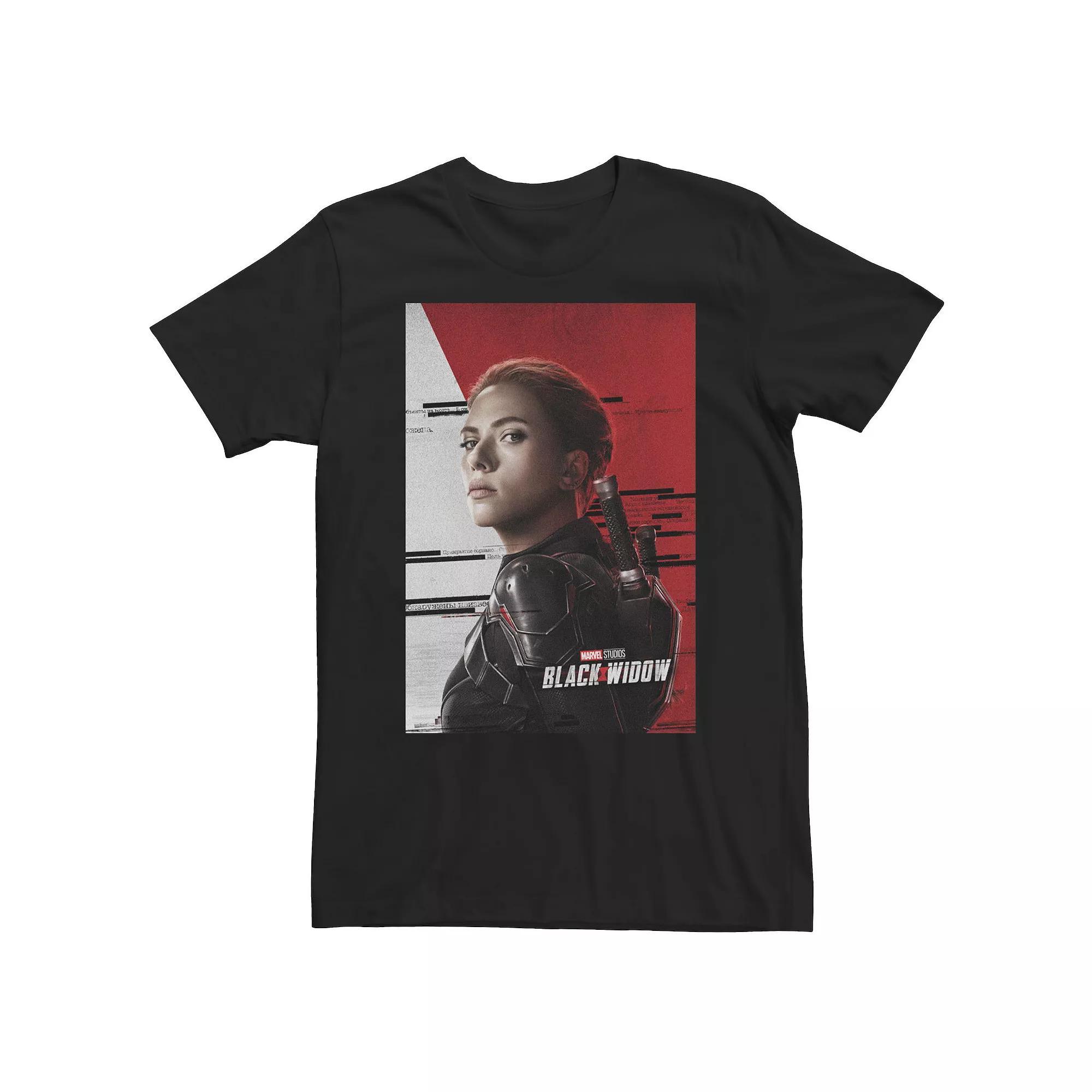 Big & Tall Marvel Black Widow Character Poster Tee, Men's, Size: 4XL Product Image