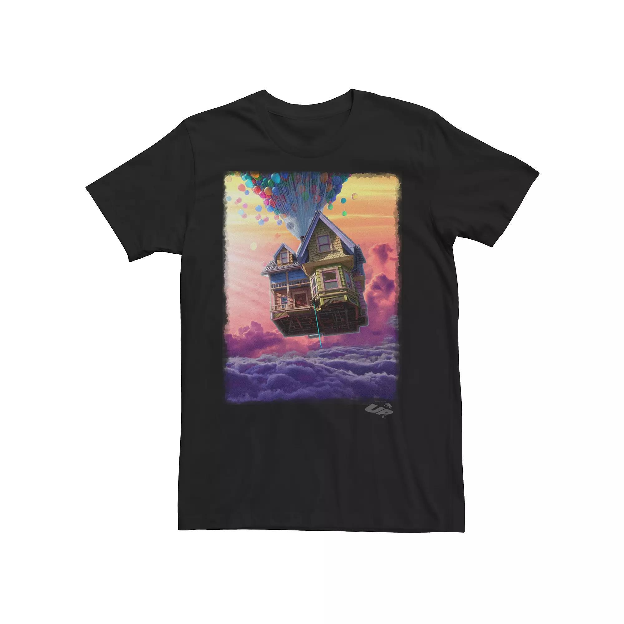 Disney / Pixar's Up Men's Float Tee, Size: XXL, Black Product Image
