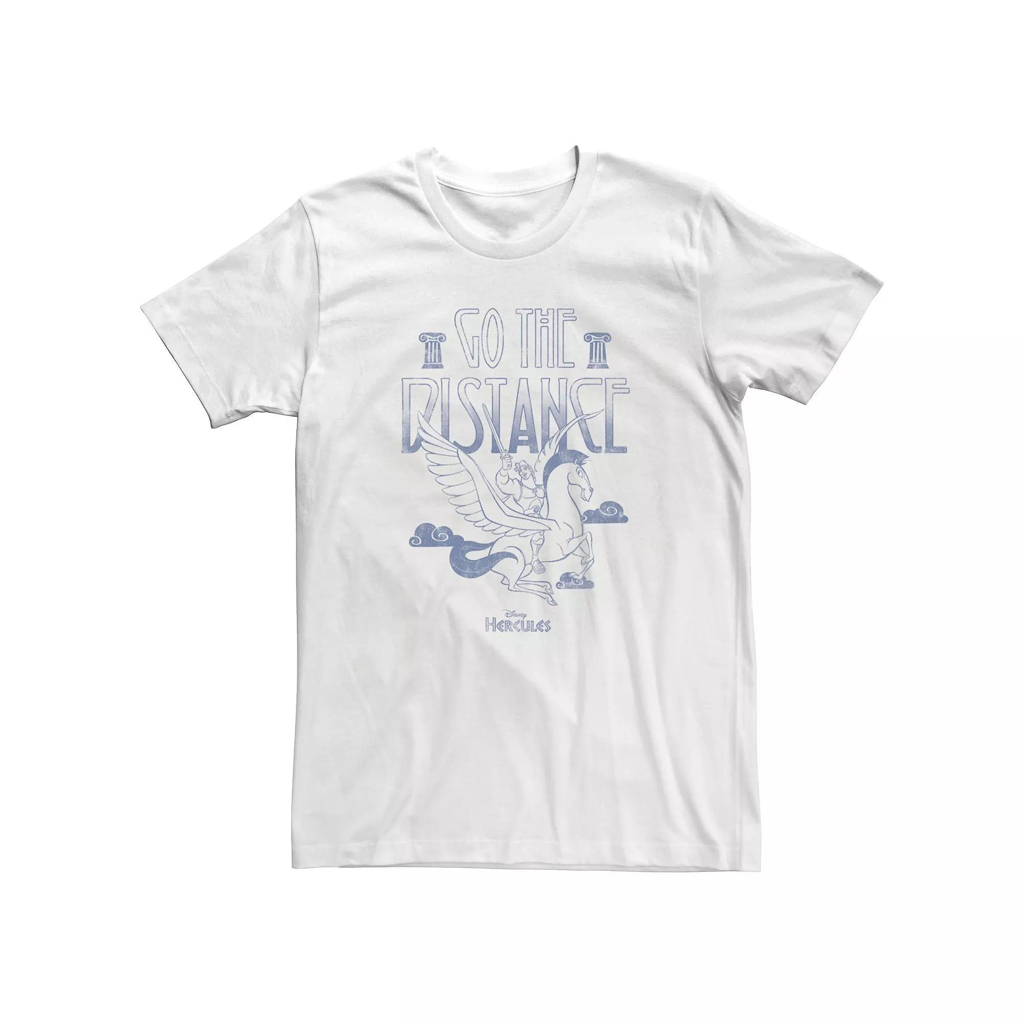Disney's Hercules Men's Go The Distance With Pegasus Tee, Size: Medium, White Product Image