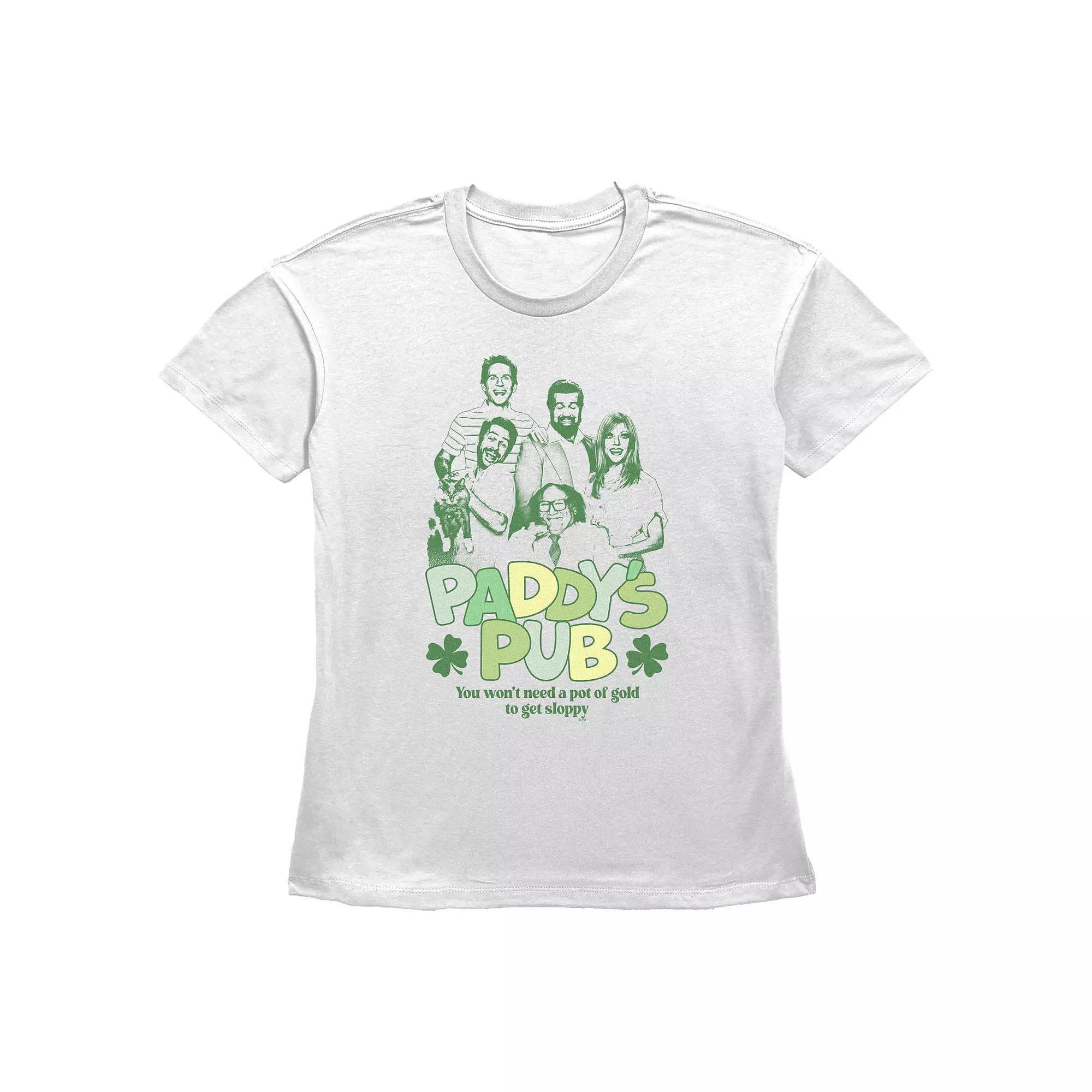 Women's It's Always Sunny In Philadelphia Paddy's Pub Graphic Tee, Size: XS, White Product Image