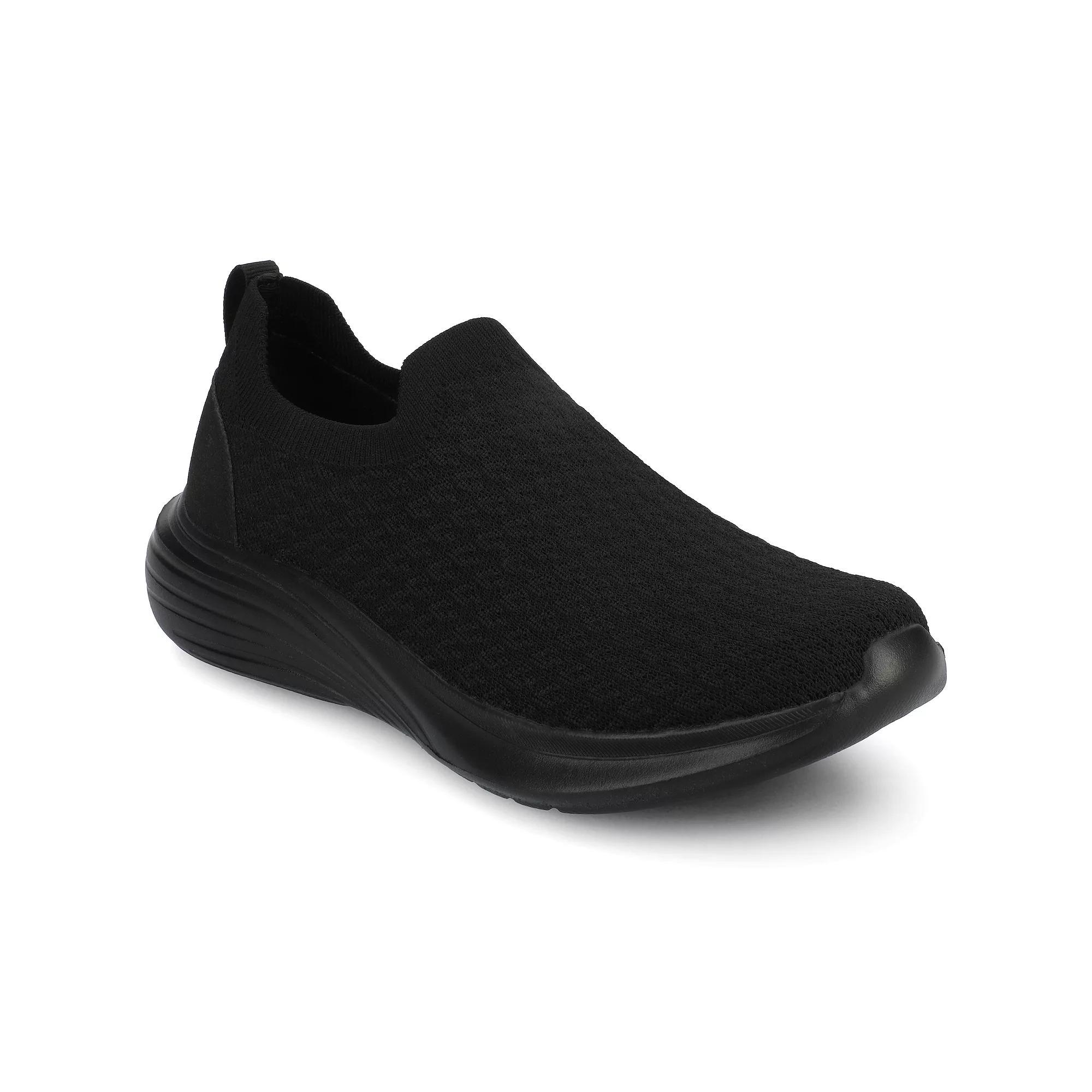 Journee Linnea Women's Casual Slip-On Sneakers, Size: 12, Black Product Image