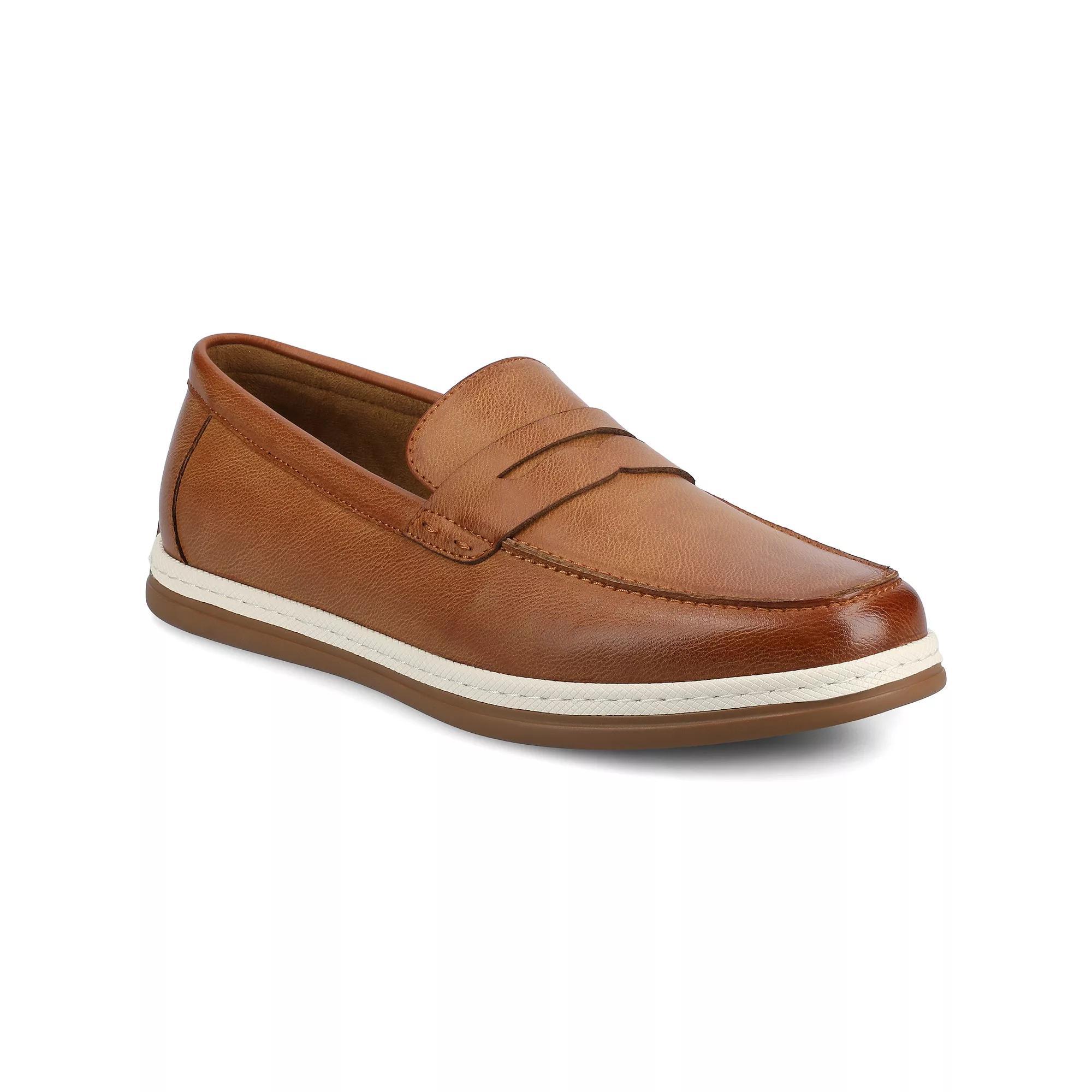 VANCE Brantley Comfort Casual Slip-on Men's Perforated Flexible Penny Loafers, Size: 11 Product Image