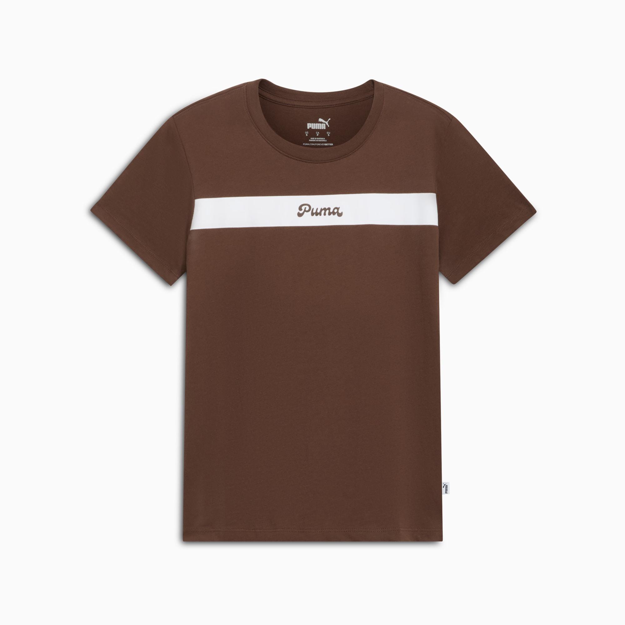 PUMA Upfront Line Logo Womens T-Shirt Product Image