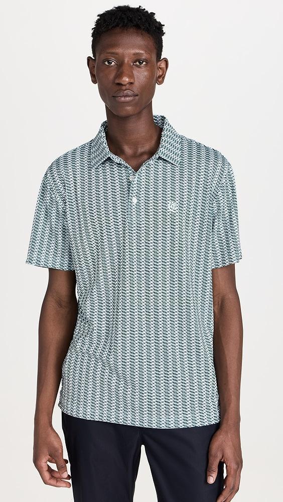 Quiet Golf Monogram Waves Polo | Shopbop Product Image
