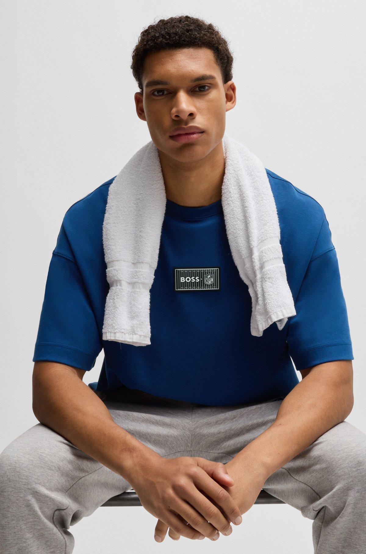 BOSS x NFL interlock-cotton T-shirt with special branding Product Image