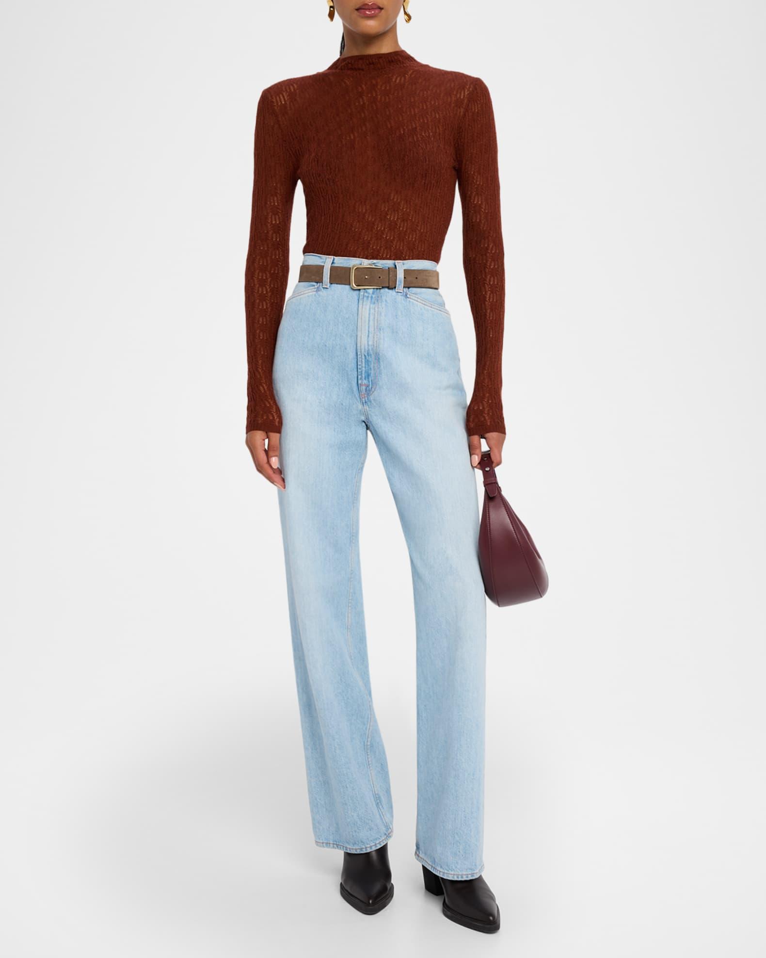 Rhea Knit Mock-Neck Top Product Image