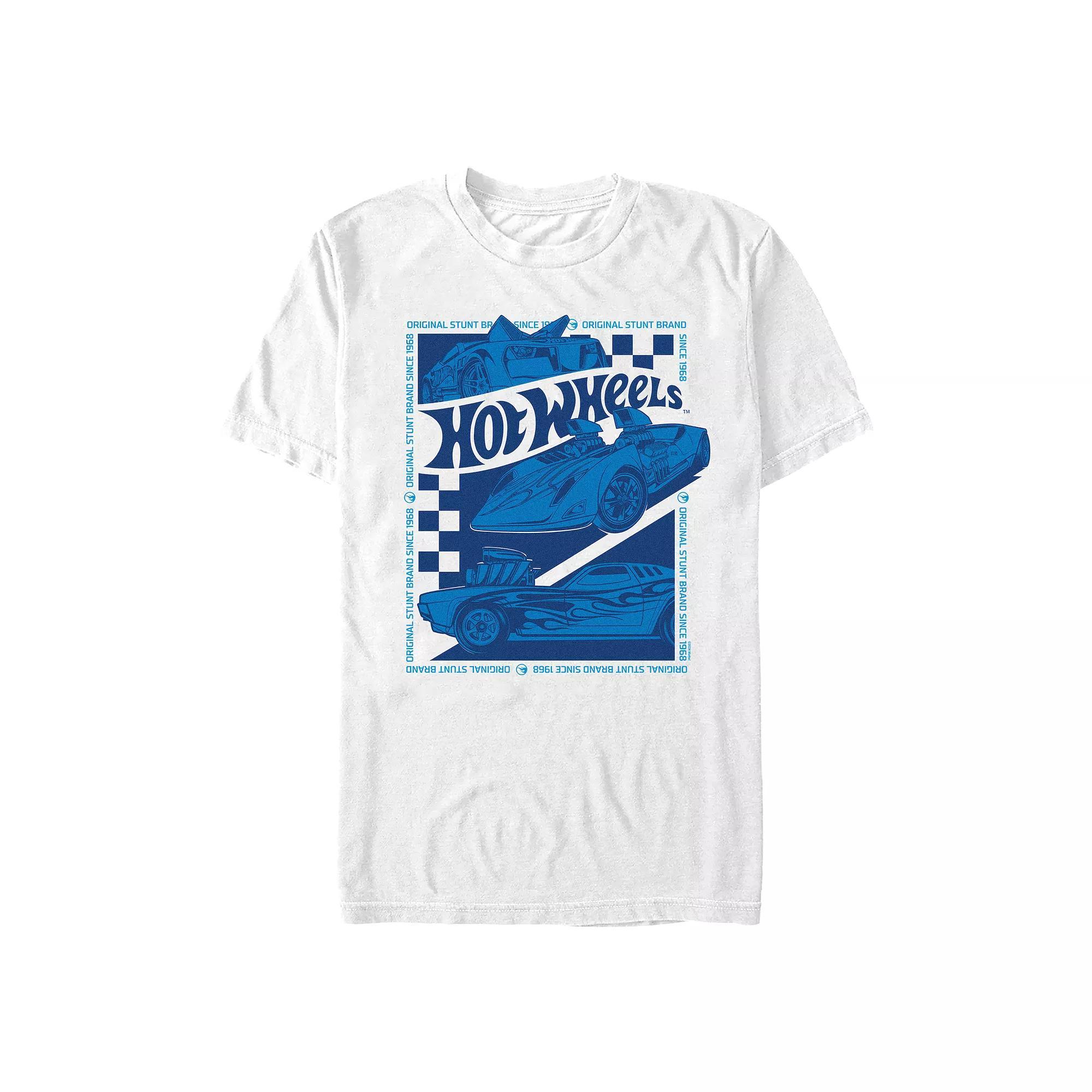 Men's Hot Wheels Original Stunt Brand Since 1968 Graphic Tee, Size: XL, White Product Image