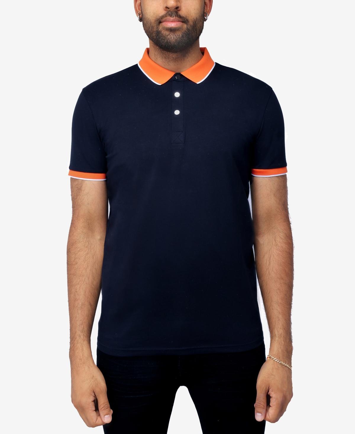 Men's Xray Short Sleeve Snap-Placket Polo, Size: Medium, Heather Grey Product Image