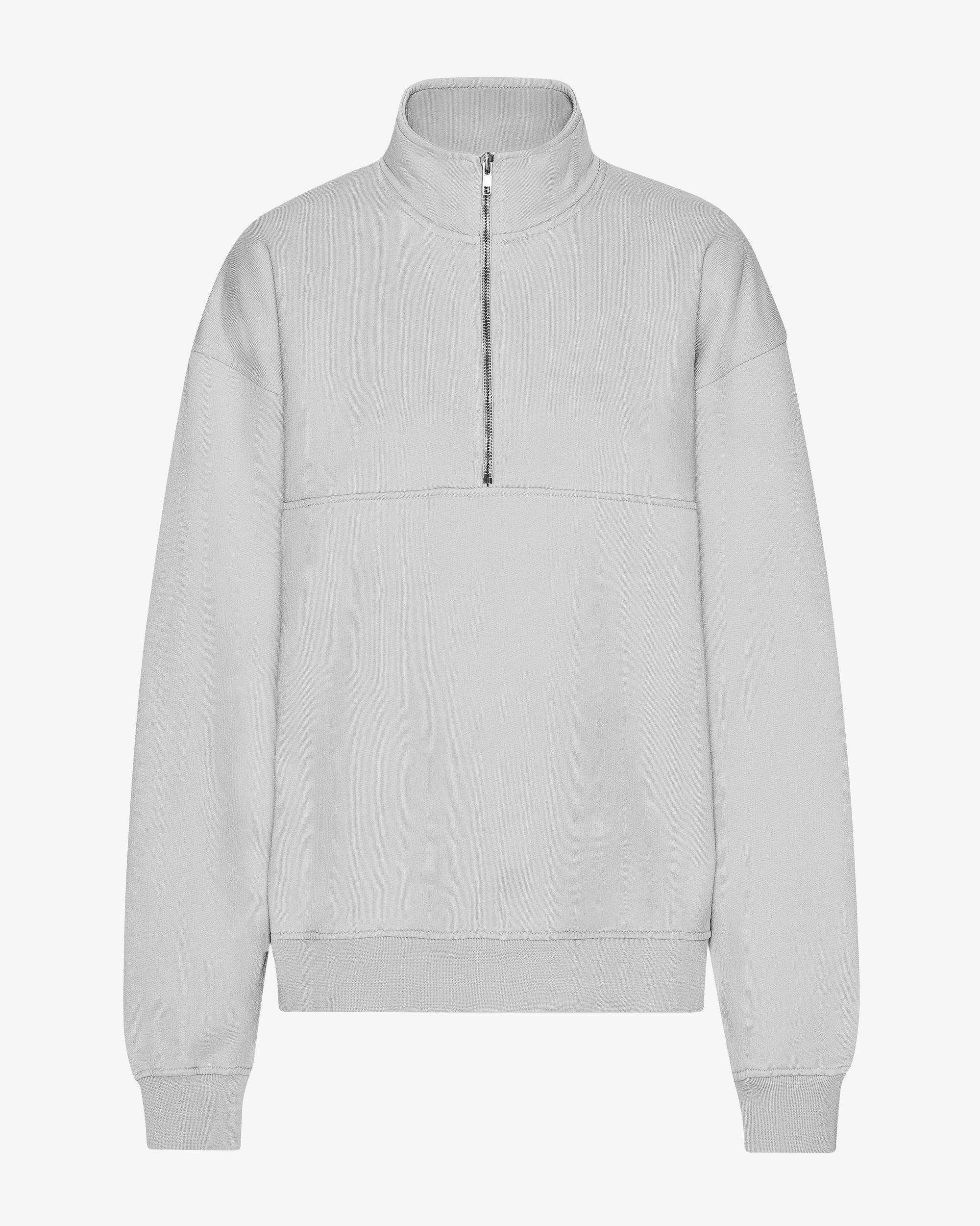 Organic Quarter Zip - Faded Grey Product Image