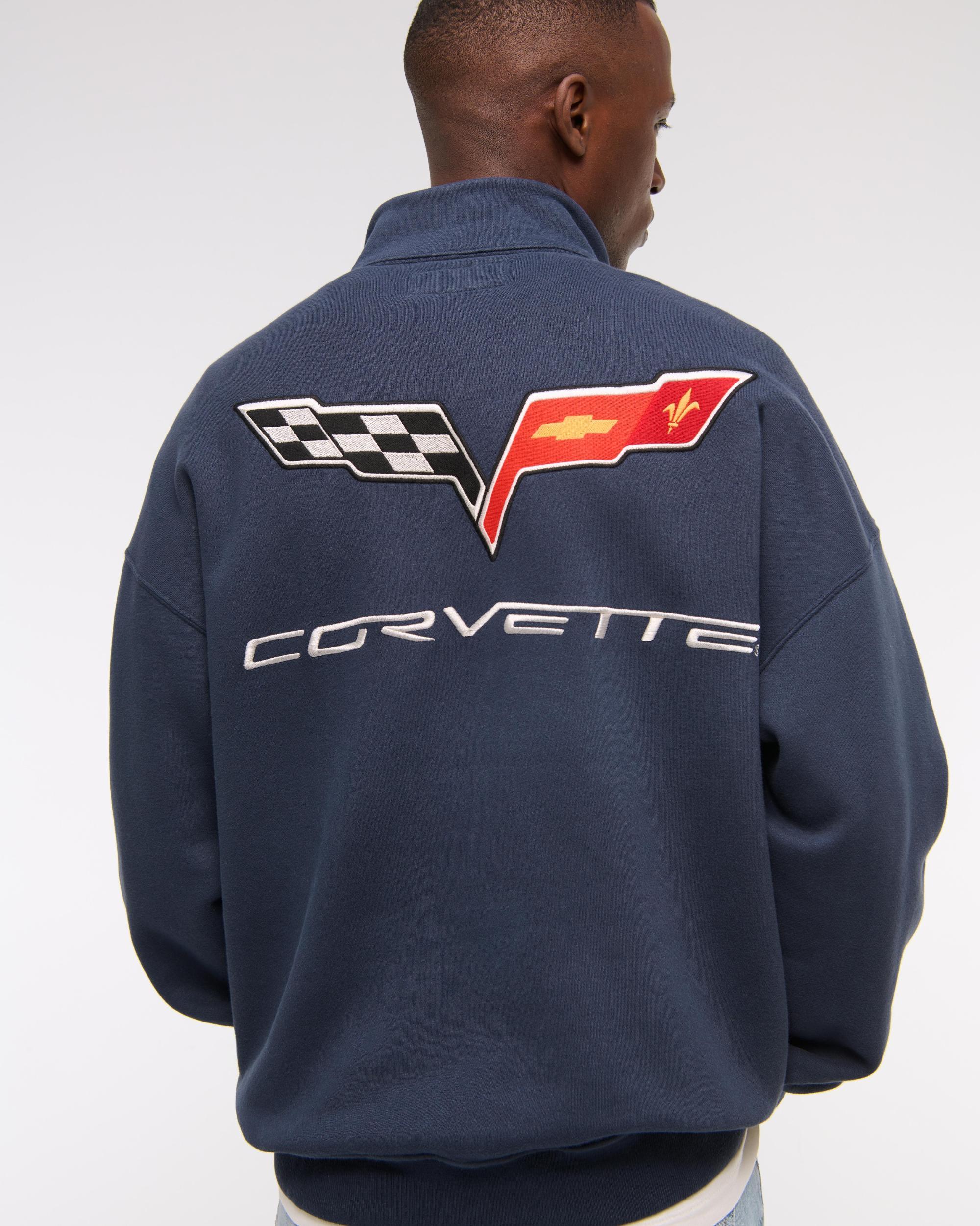 Corvette Graphic Half-Zip Sweatshirt Product Image