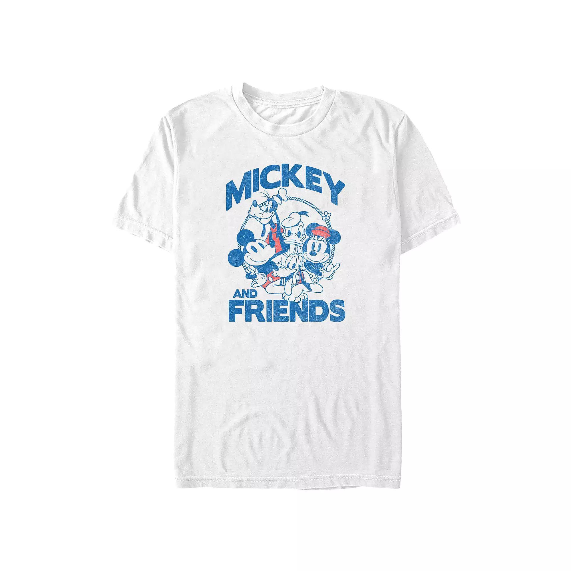 Disney's Mickey Mouse And Friends Classic Big & Tall Graphic Tee, Men's, Size: 3XL, White Product Image