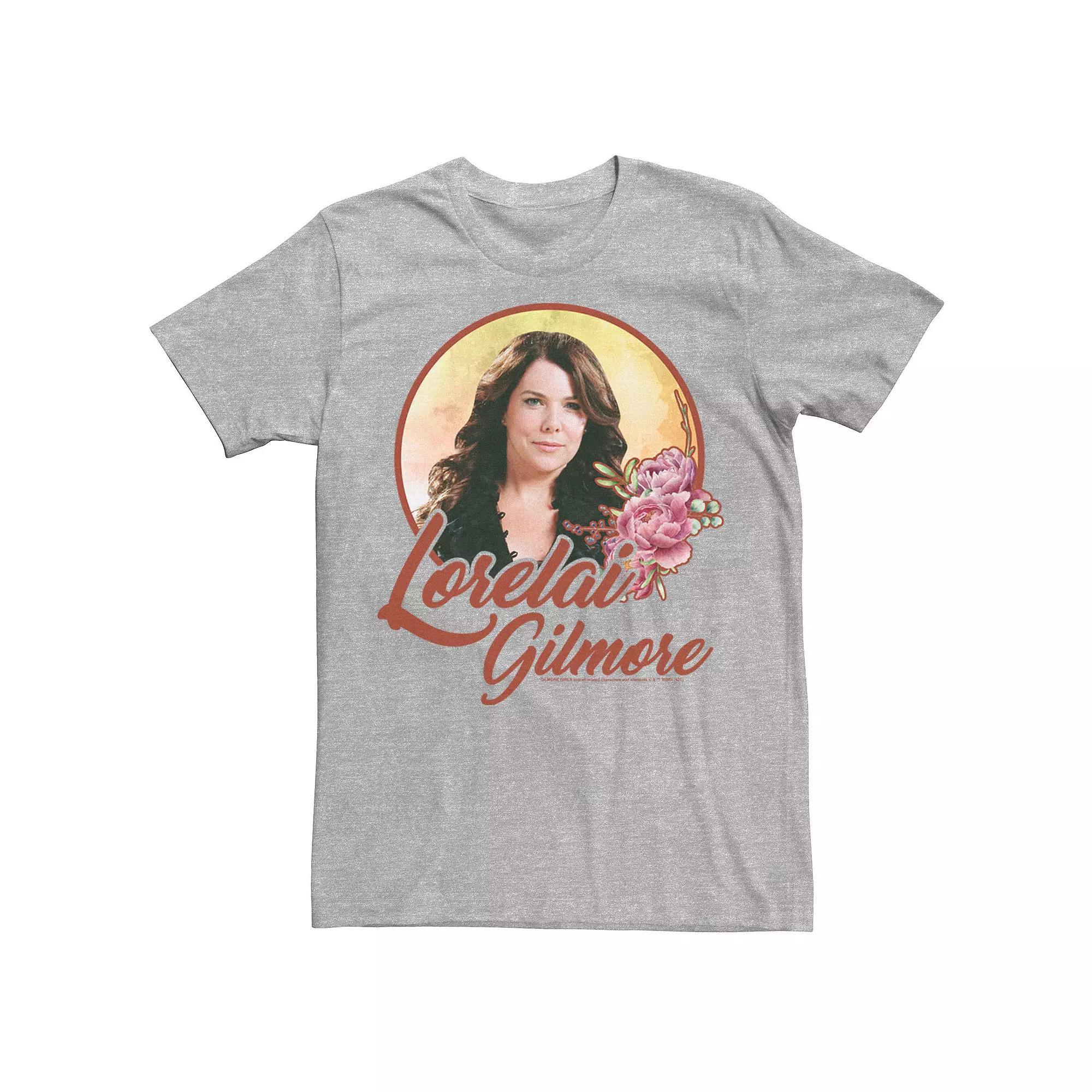 Men's Gilmore Girls Lorelai Gilmore Portrait Tee, Size: Large, Athletic Grey Product Image