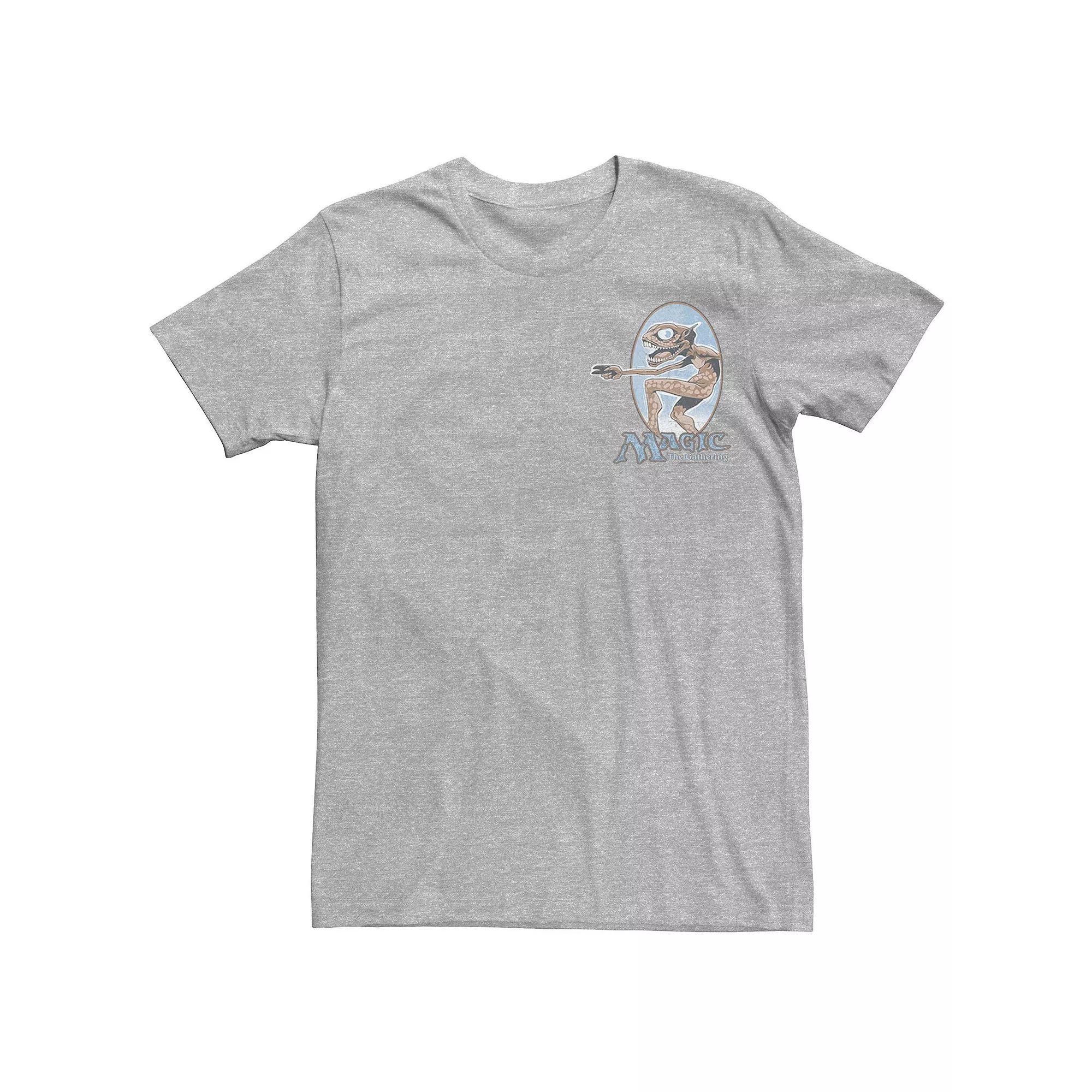 Men's Magic: The Gathering Left Chest Logo Tee, Size: Medium, Athletic Grey Product Image