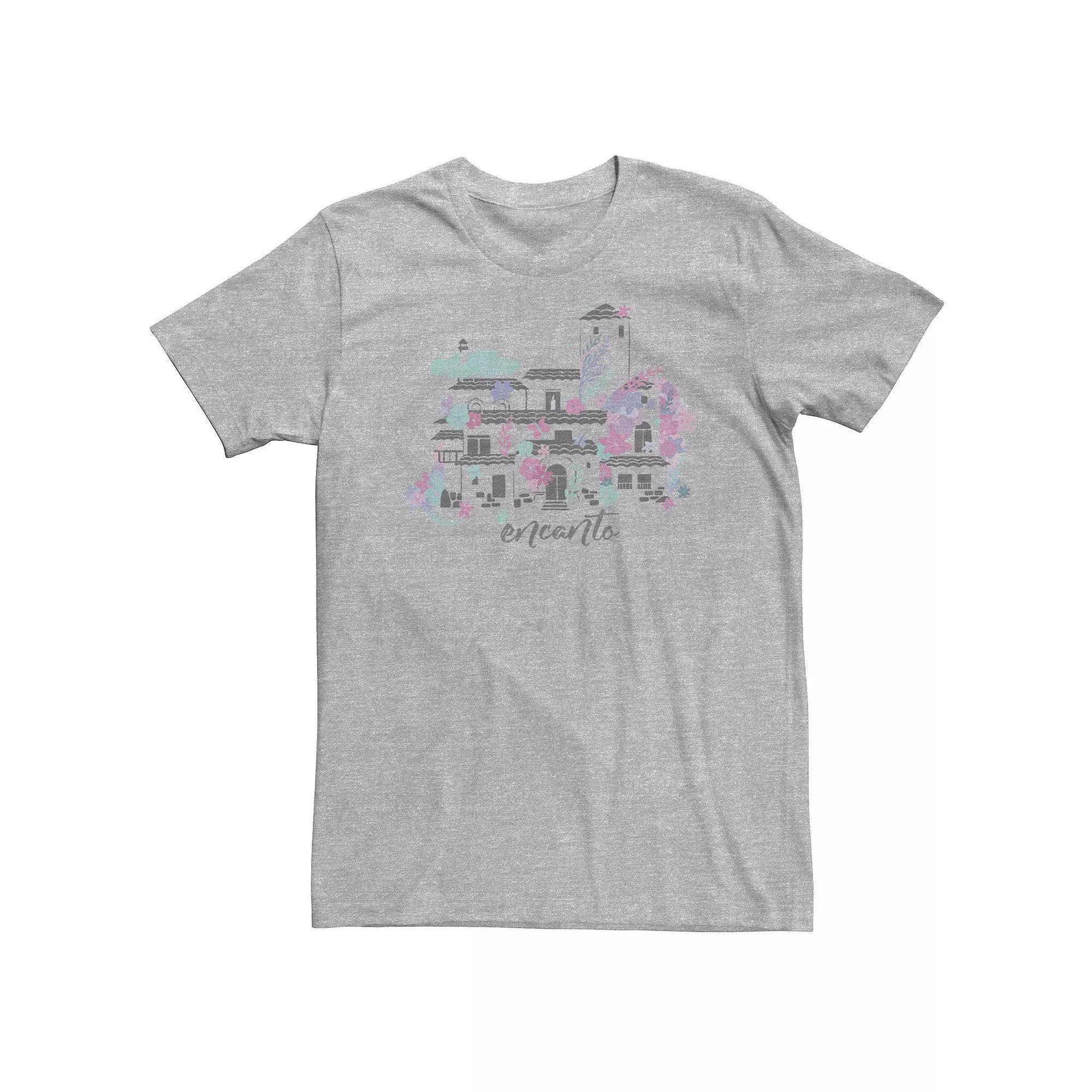 Big & Tall Disney Encanto Home Water Color Portrait Tee, Men's, Size: XXL Tall, Athletic Grey Product Image