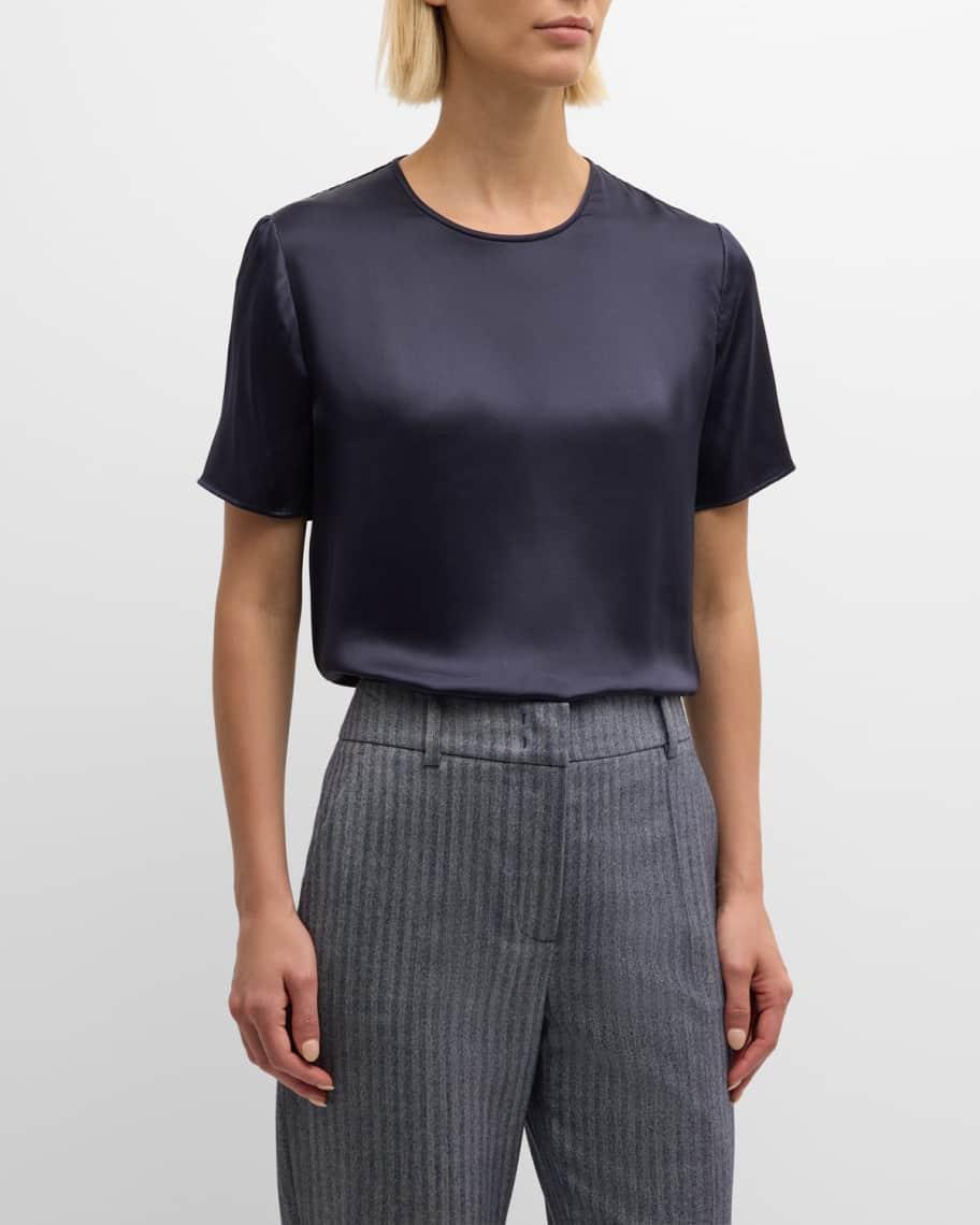 Crewneck Silk Shirt Product Image