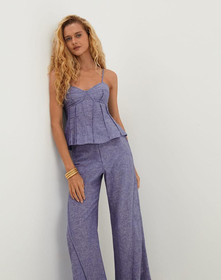 Nita Top - Le Bleu Product Image