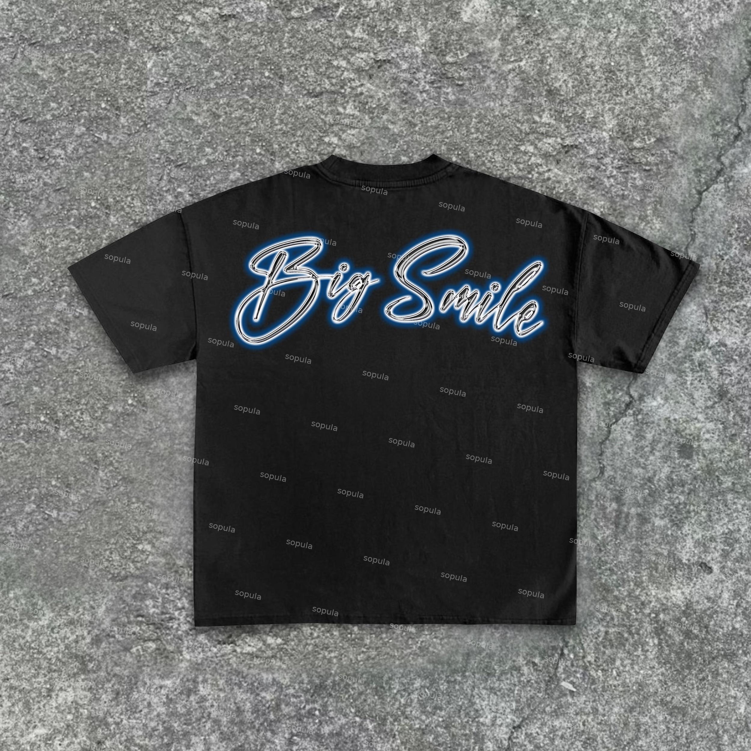 Men's Smiling Diamond Braces Graphics Cotton Casual T-Shirt Product Image