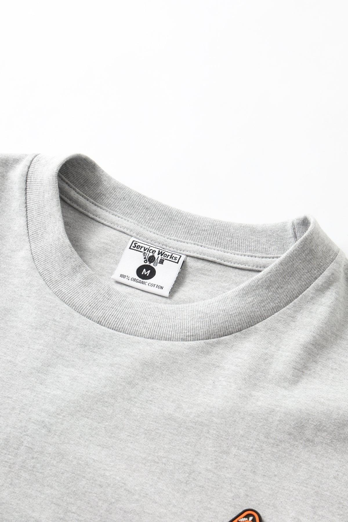 Service Works - Sticker Tee - Heather Grey Product Image