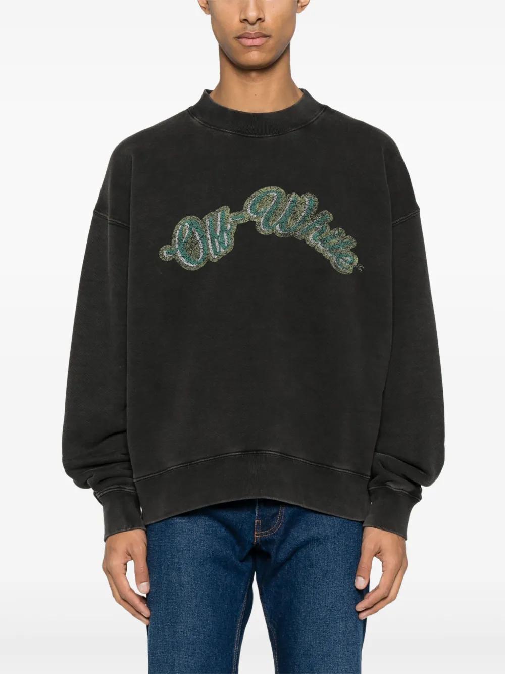 Bacchus-print cotton sweatshirt Product Image