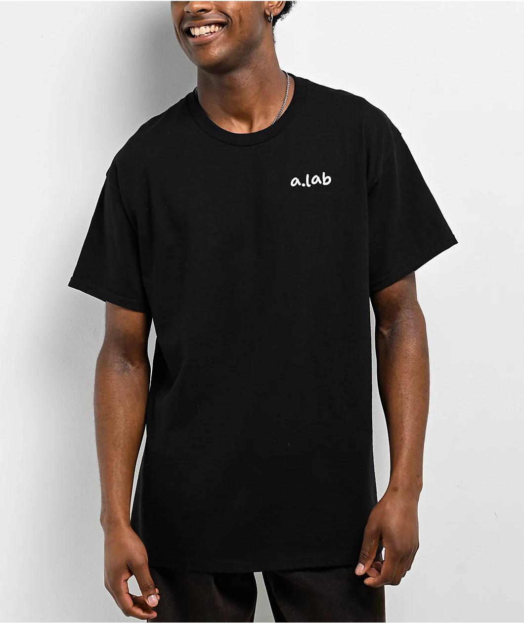 A.LAB What's Ur Sign Black T-Shirt Product Image