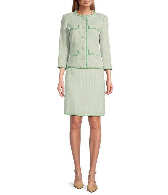 Preston & York Tamara Boucle Pencil Skirt Product Image