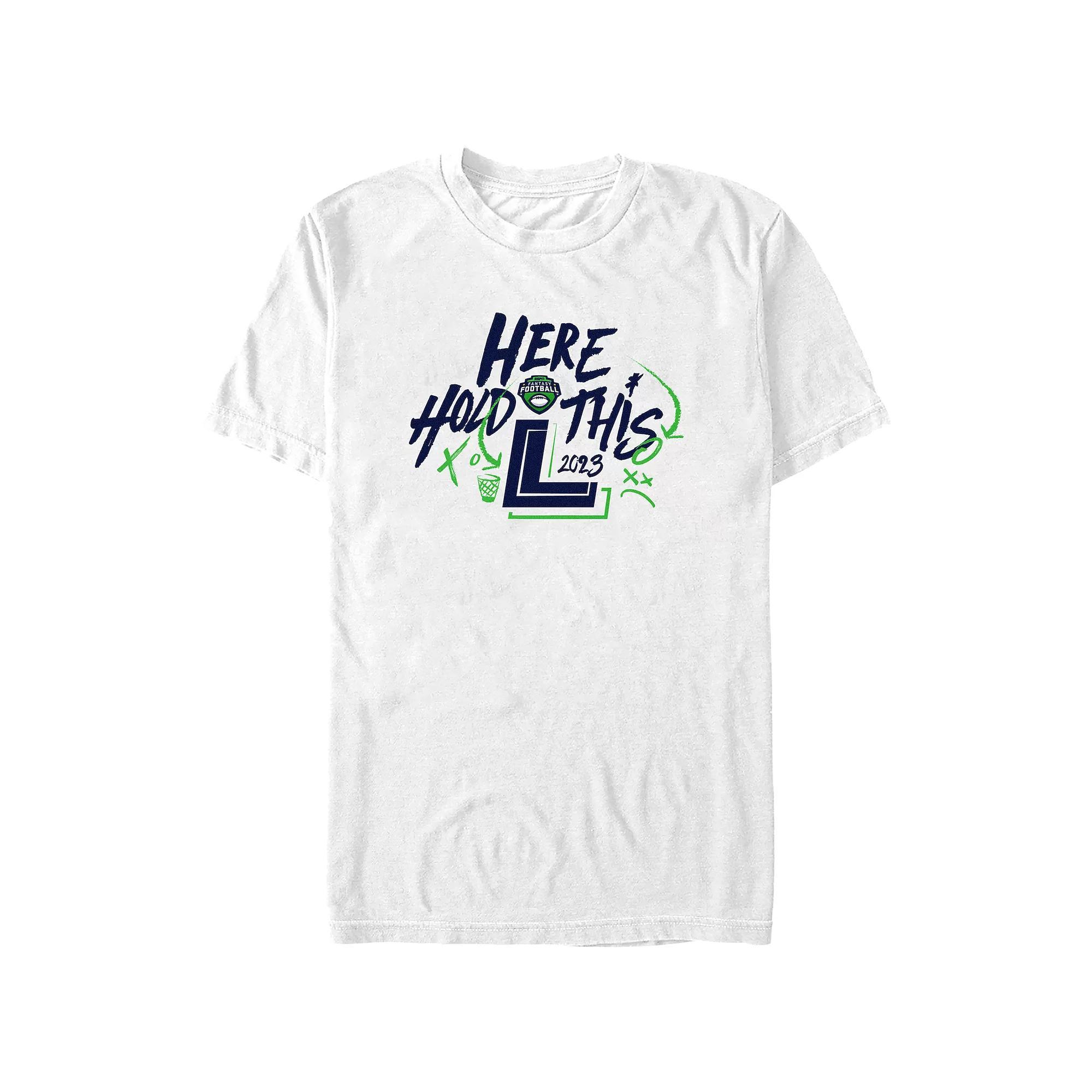 Men's ESPN Fantasy Football 2023 Hold This L Tee, Size: Small, White Product Image
