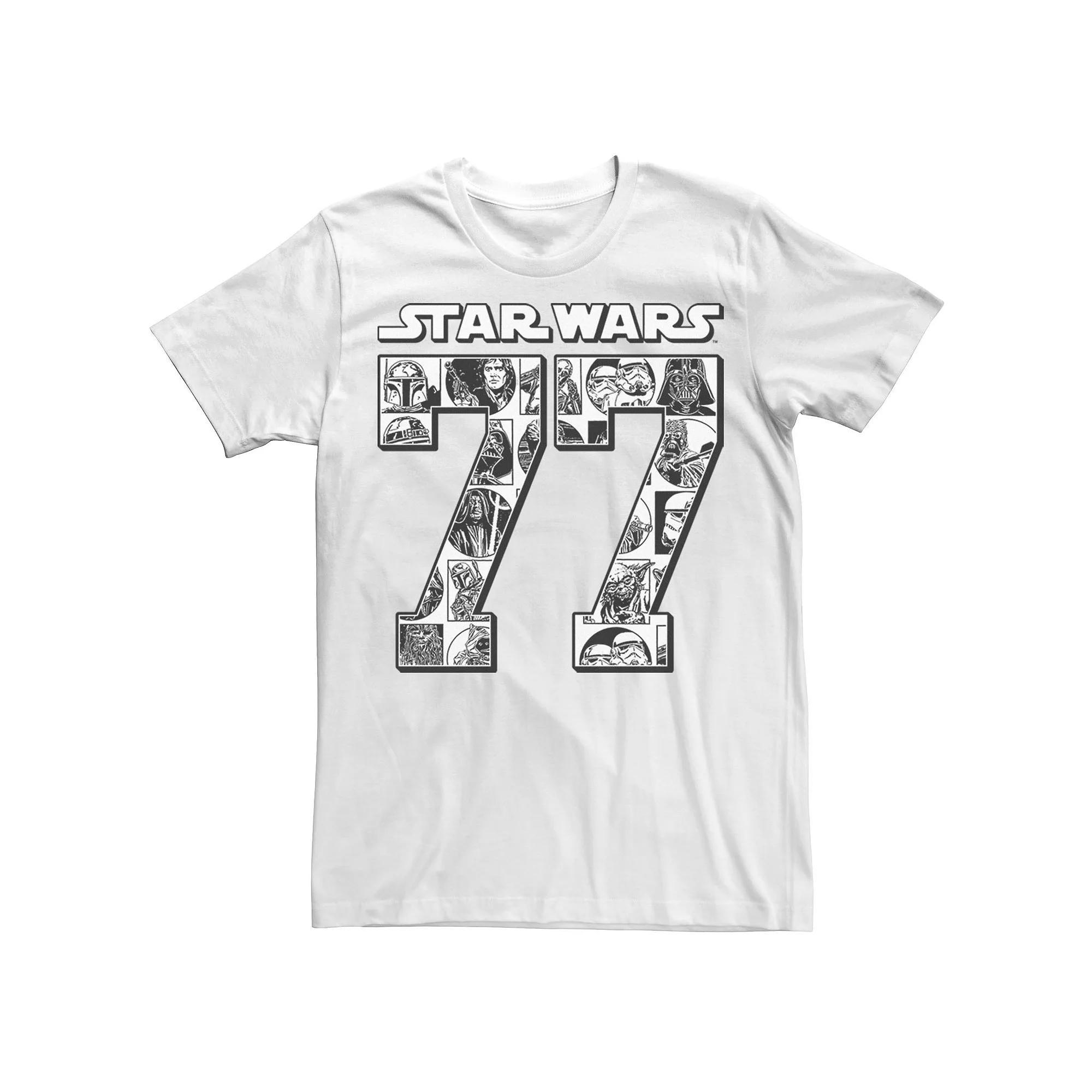 Men's Star Wars '77 Scene Tee, Size: 3XL, White Product Image