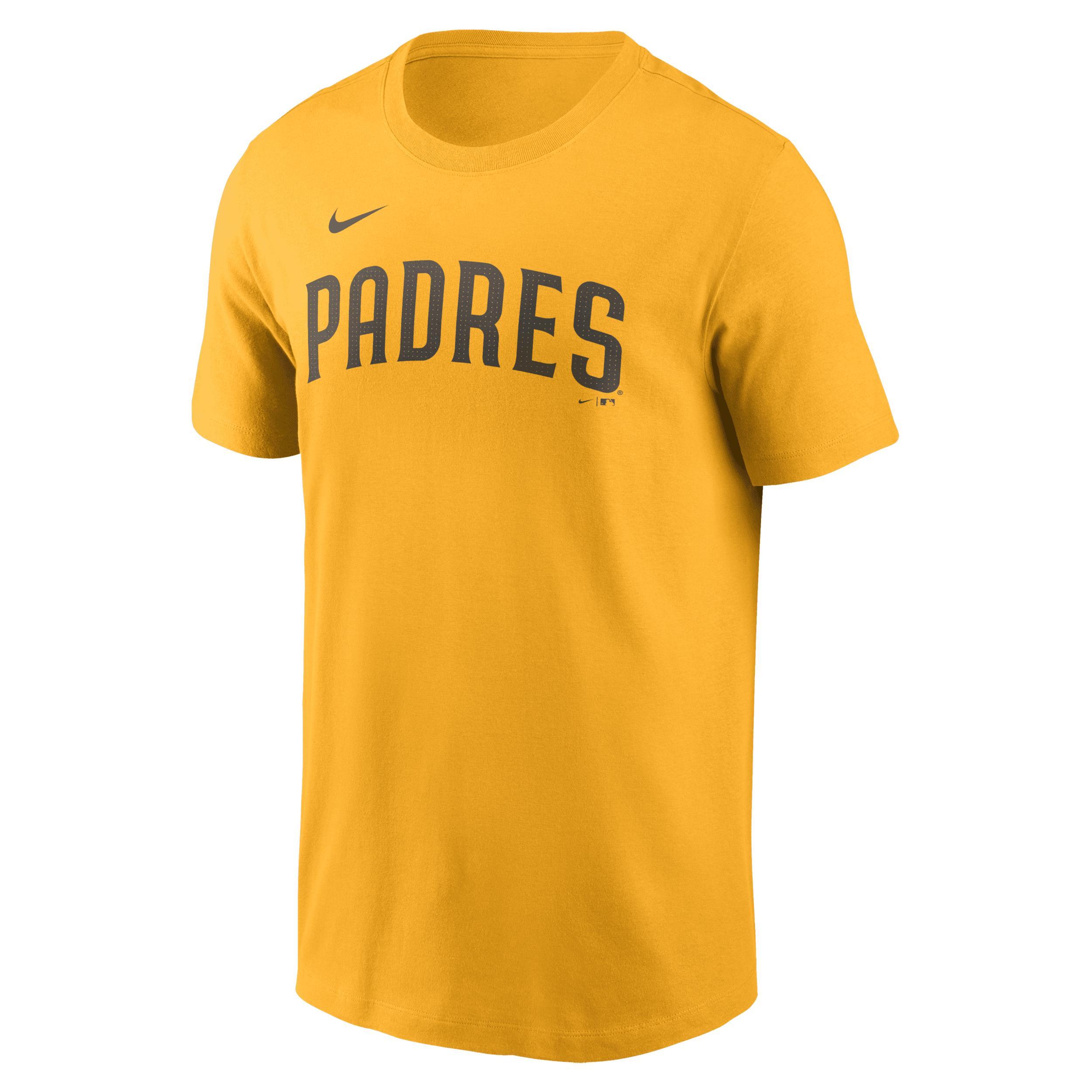 Men's Nike Fernando Tatis Jr. Gold San Diego Padres Fuse Name & Number T-Shirt, Size: 2XL Product Image