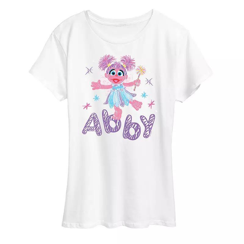 Women's Sesame Street Abby Cadabby Graphic Tee, Girl's, Size: Small, Black Product Image