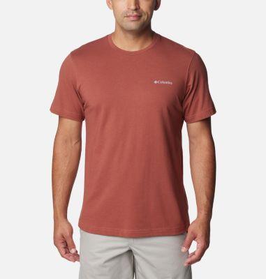 Men's Columbia Thistletown Hills Omni-Wick Performance Tee, Size: Small, Mountain Red Product Image
