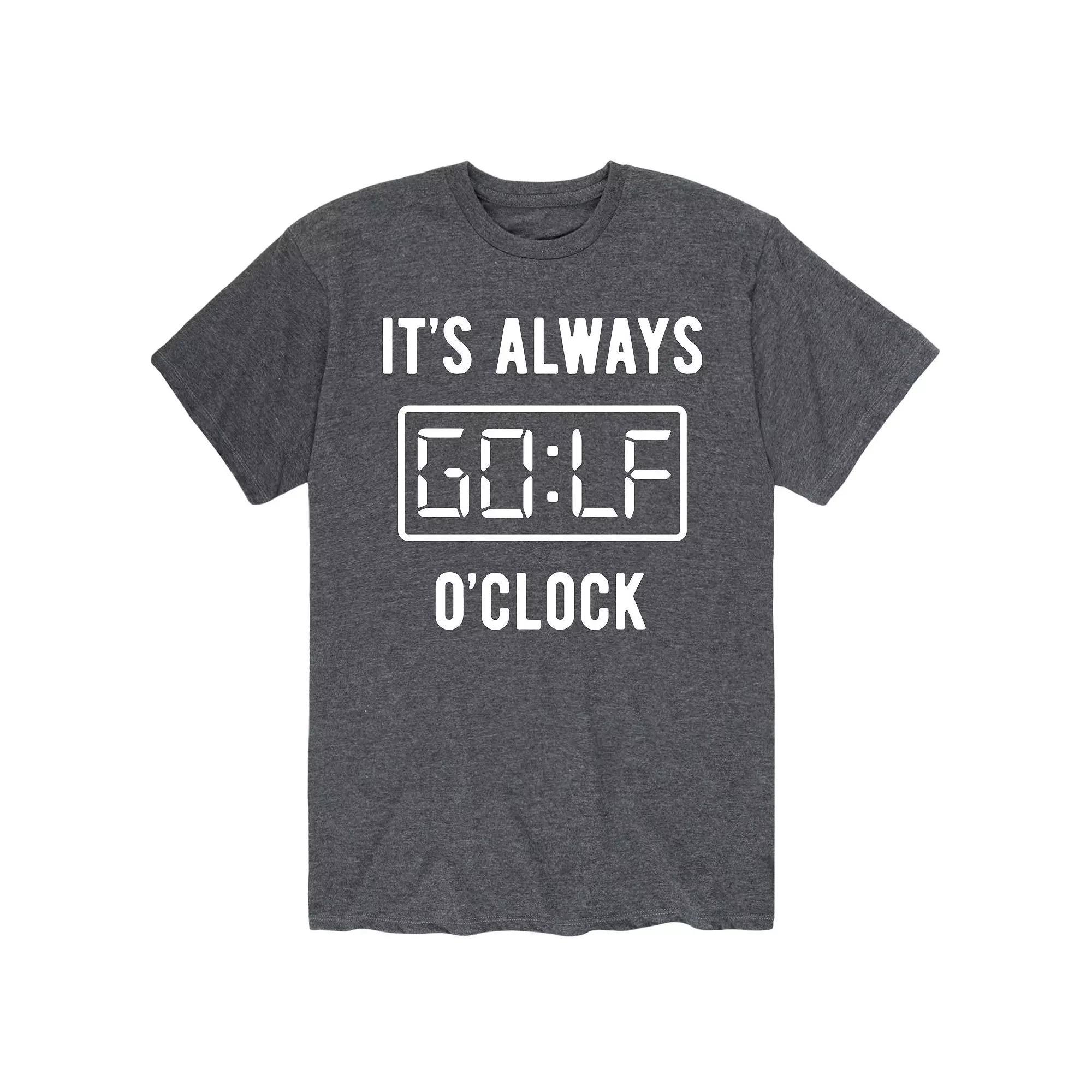 Men's It's Always Golf O'Clock Tee, Size: XL, Gray Product Image
