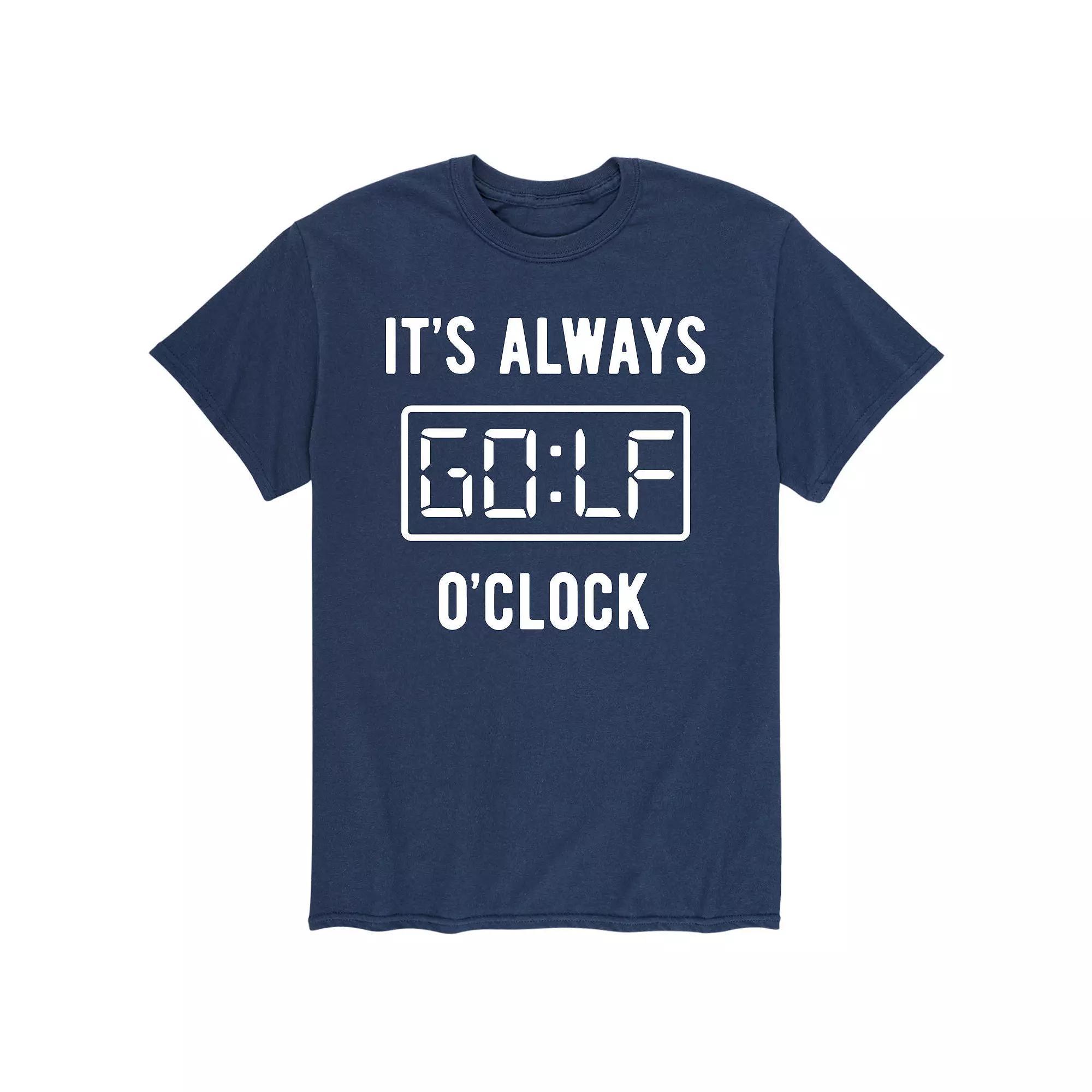 Men's It's Always Golf O'Clock Tee, Size: XL, Gray Product Image