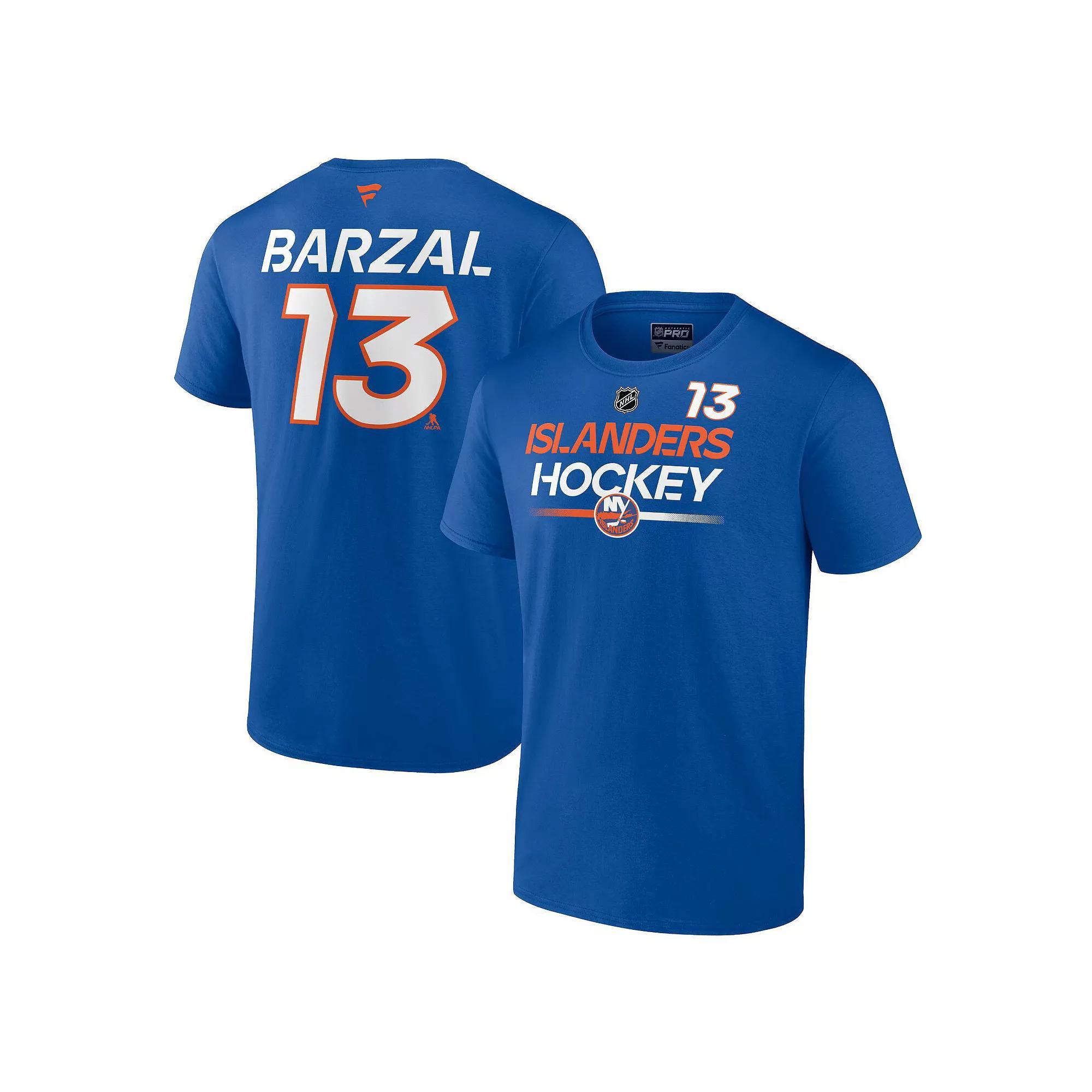 Men's Fanatics Branded Brandon Tanev Deep Sea Blue Seattle Kraken Authentic Pro Prime Name & Number T-Shirt, Size: Large, Krk Blue Product Image