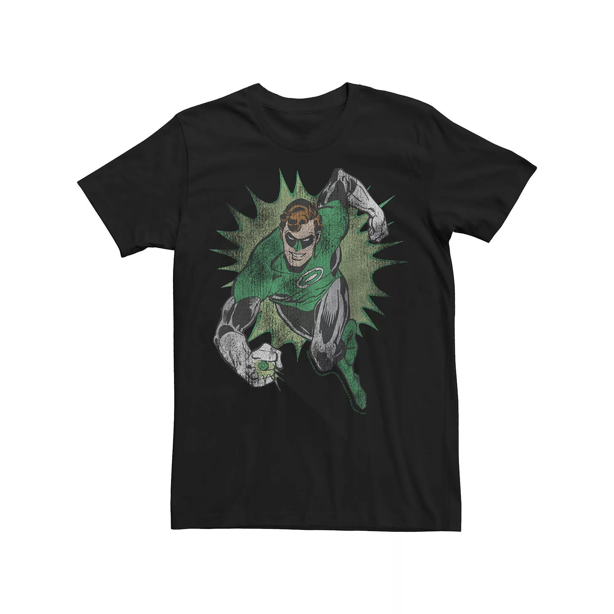 Men's Green Lantern Emerald Warrior Comic Tee, Size: Medium, Black Product Image