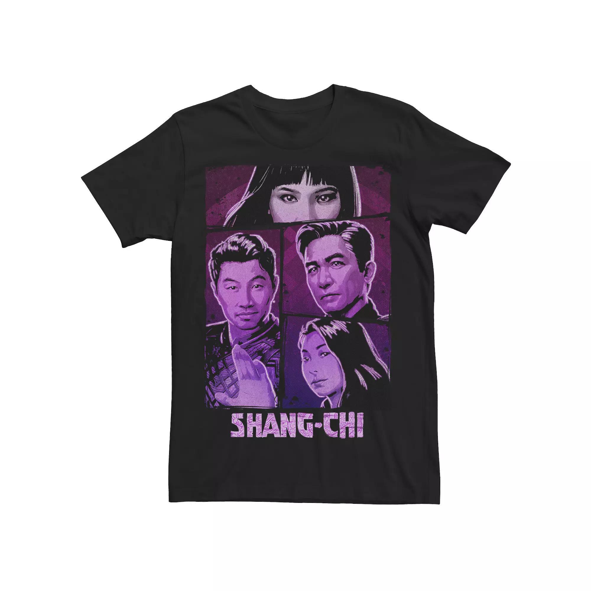Big & Tall Marvel Shang-Chi Group Panels Tee, Men's, Size: 5XL, Black Product Image