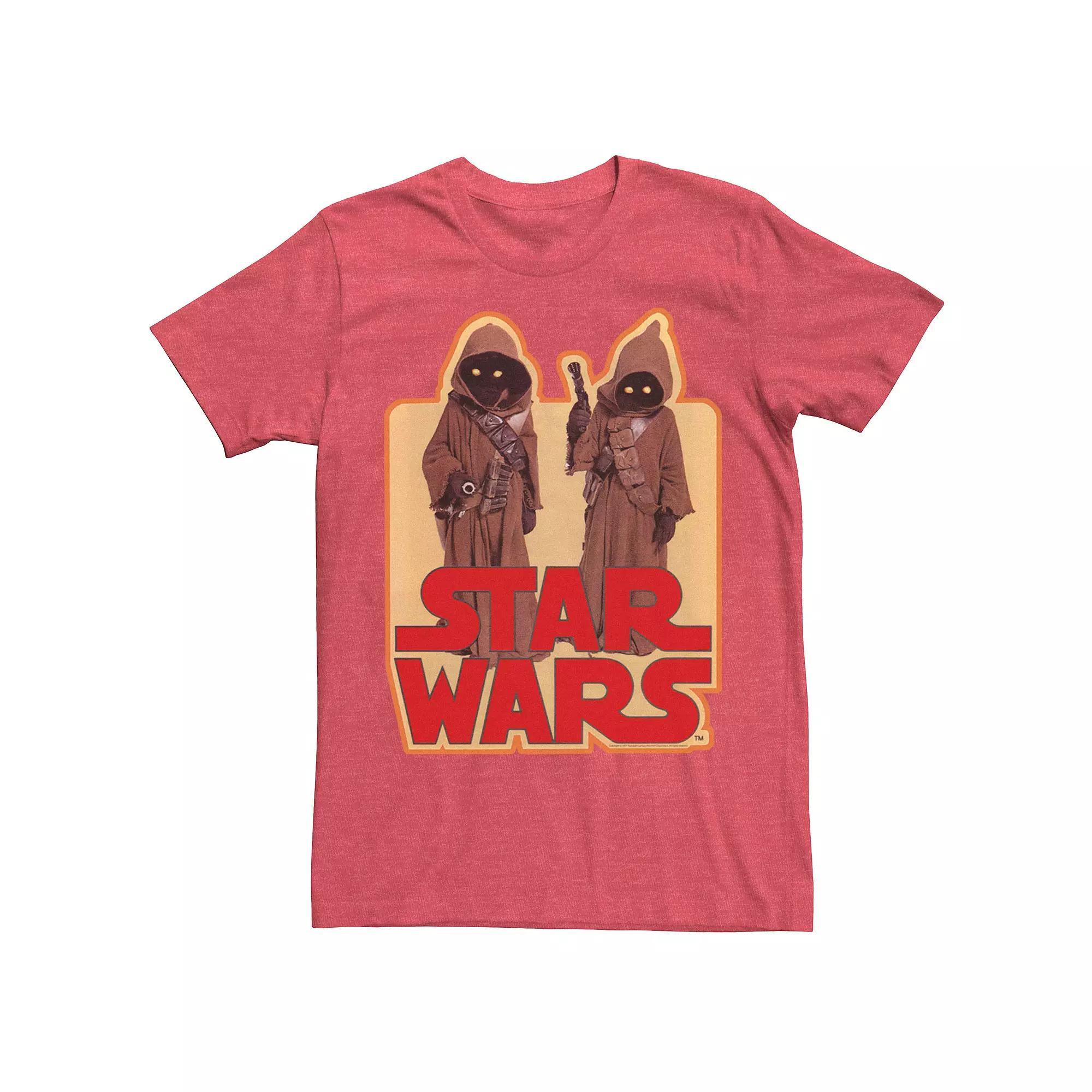 Men's Star Wars Jawa Simple Poster Tee, Size: Large, Red Grey Product Image