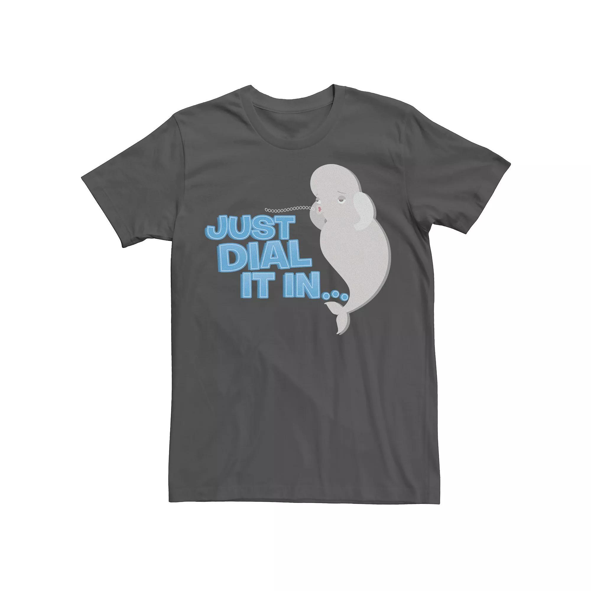 Disney / Pixar's Finding Dory Men's Dial It In Tee, Size: 3XL, Grey Product Image
