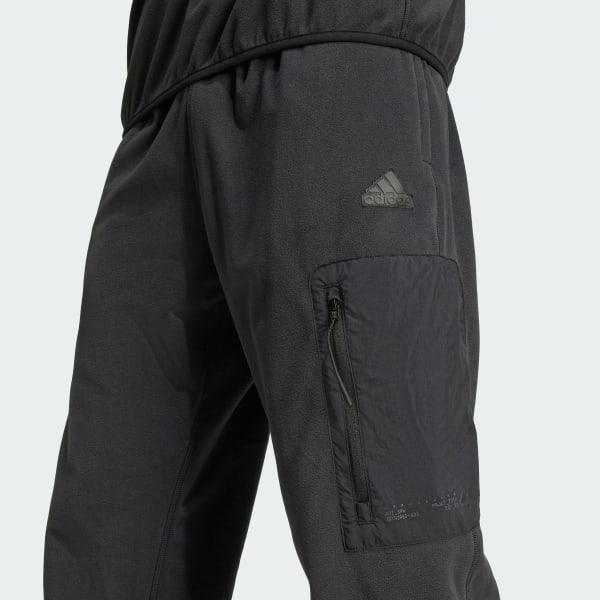 adidas City Escape Polar Fleece Pant Collegiate Green L Mens Product Image