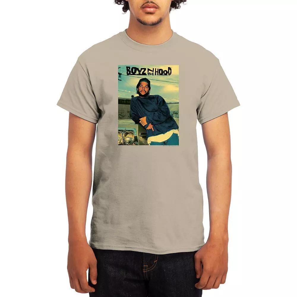 Men's Boyz N' The Hood Doughboy & Car Tinted Graphic Tee, Size: Medium, Ath Grey Product Image