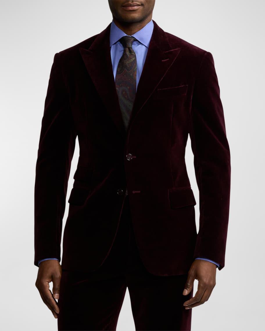 Mens Kent Hand-Tailored Velvet Jacket Product Image