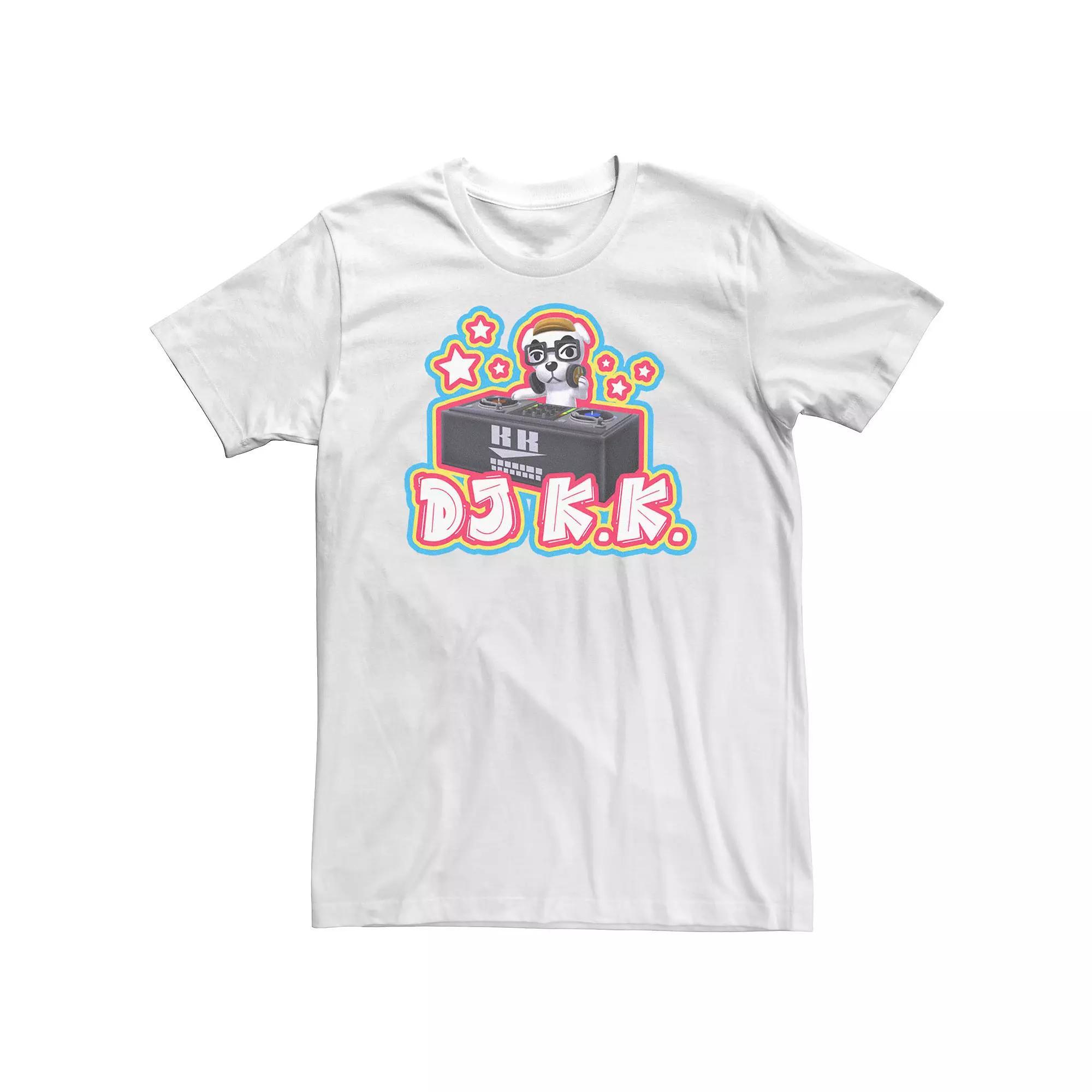 Big & Tall Animal Crossing DJ K.K. Portrait Tee, Men's, Size: 4XL, White Product Image