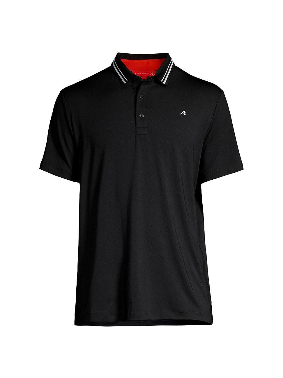 Mens Mercerized Cotton Slim Fit Polo Shirt Product Image