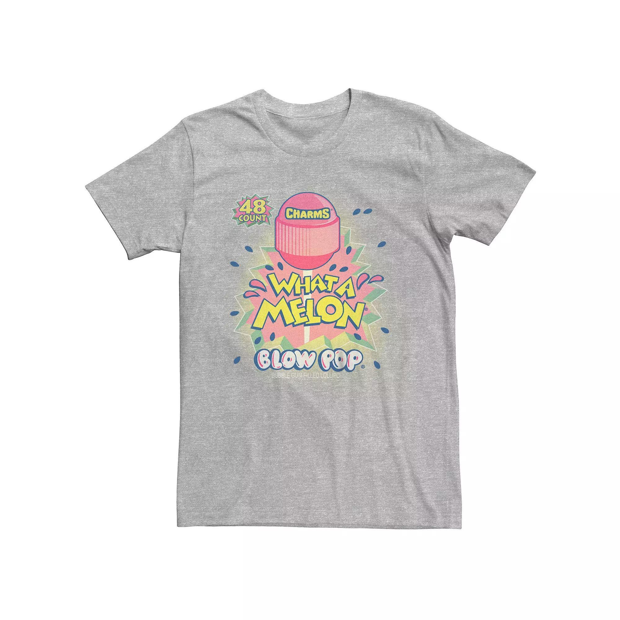Men's Blow Pop What A Melon Poster Tee, Size: Medium, Athletic Grey Product Image