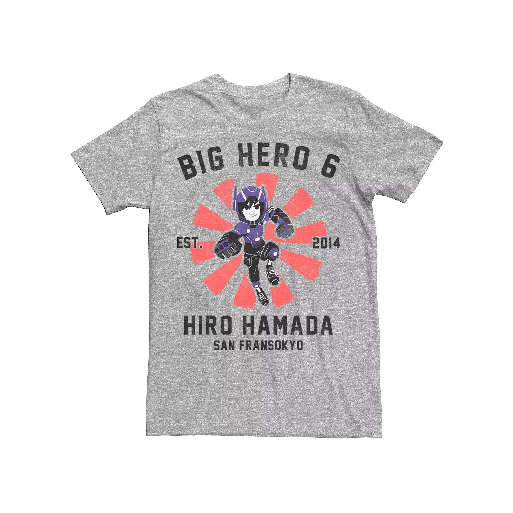Disney's Big Hero 6 Hiro Hamada Men's Poster Tee, Size: XXL, Athletic Grey Product Image