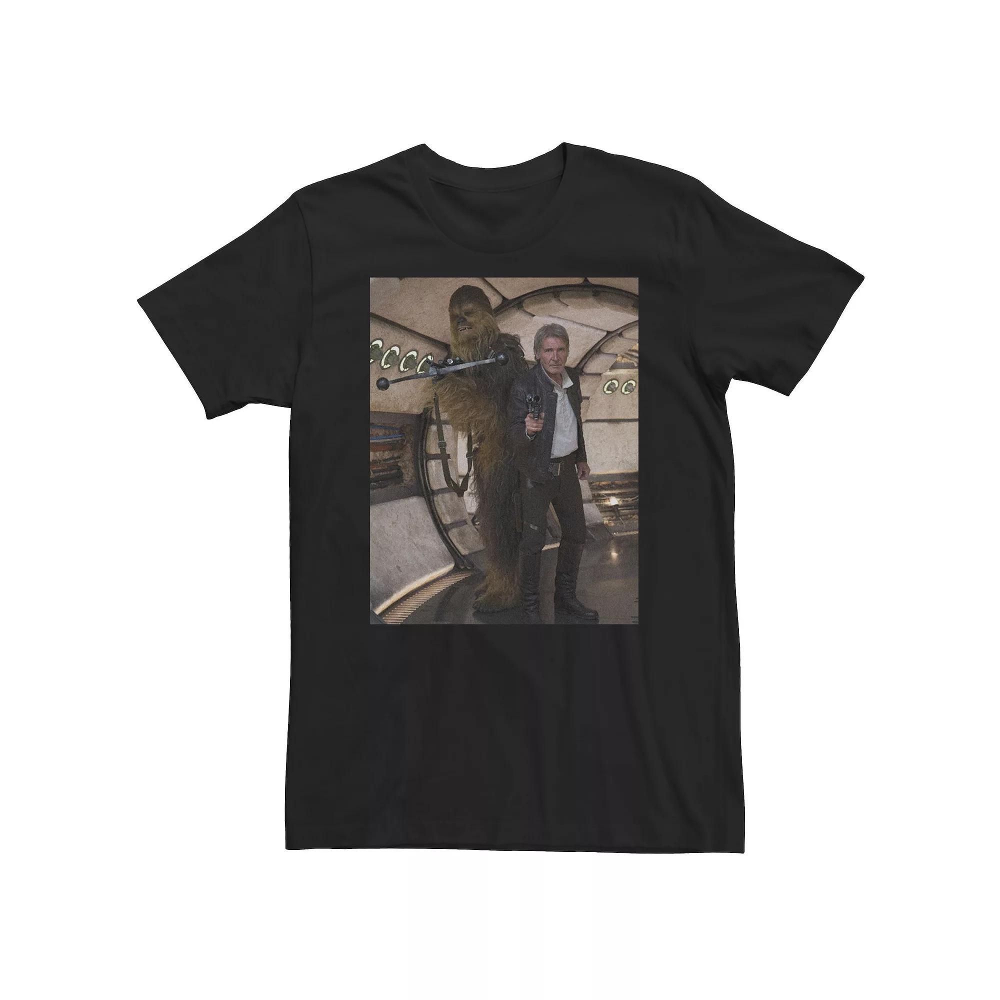 Big & Tall Star Wars Han And Chewie Vintage Homies Tee, Men's, Size: 3XL, Black Product Image
