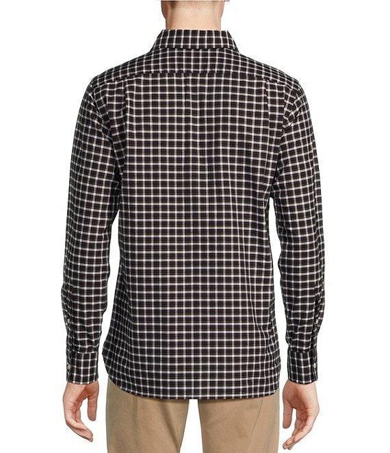 Cremieux Blue Label Tailored Fit Plaid Oxford Long Sleeve Woven Shirt Product Image