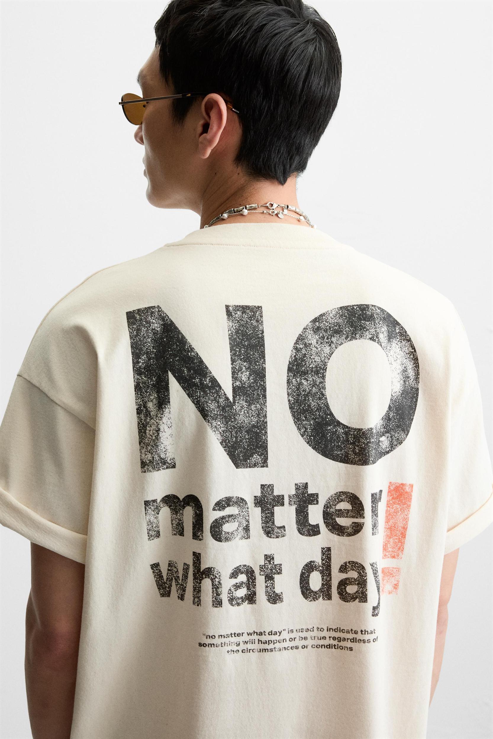 WASHED PRINT T-SHIRT Product Image