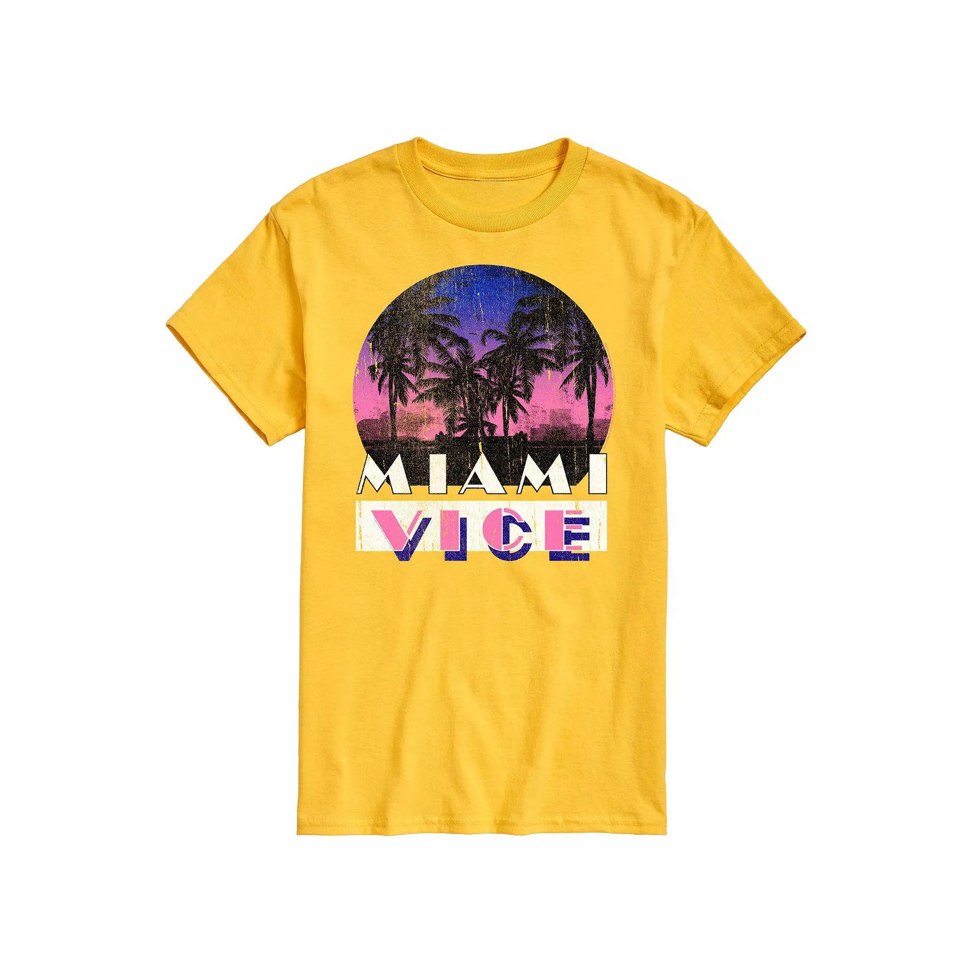 Big & Tall Miami Vice Vice Life Graphic Tee, Mens Product Image