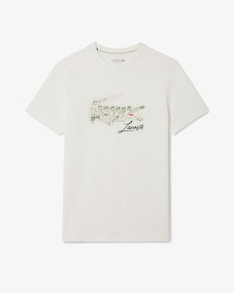 Men's René Lacoste Print Tennis Heritage T-Shirt Product Image